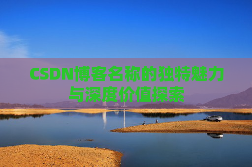 CSDN博客名称的独特魅力与深度价值探索 CSDN博客名称的独特魅力与深度价值探索